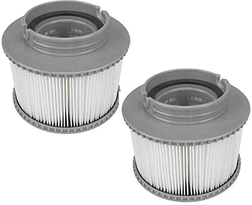 JPYH 2 Stück Spa-Filter, Ersatz-Filterkartusche MSpa, MSpa Whirlpool Ersatz Filter Filterkartusche für aufblasbare Pools