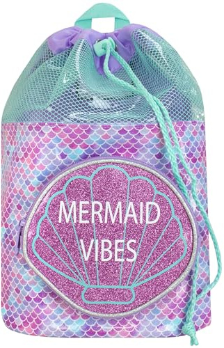 Harry Bear Borsa da bagno per Bambini Sirena Viola