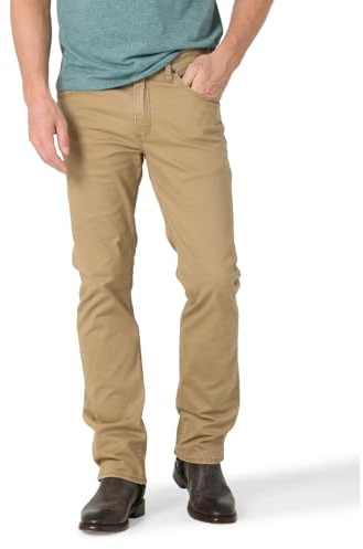 Wrangler Authentics Herr slim fit raka ben jeans, ollon, 40 W/30 l, Ekel, 40W x 30L