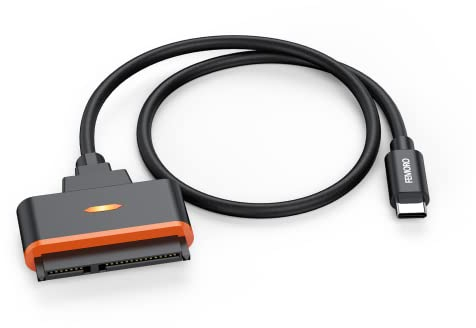 FEMORO SATA to USB C Adapter, Type C to 2.5'' SSD Converter Support Capacity up to 8TB, Internal Solid State Drive SSD Reader for Crucial WD SanDisk PNY and More