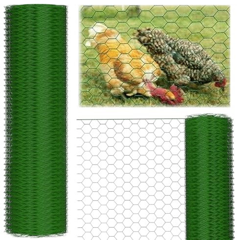 Maschendraht, Weidezaun, Drahtzaun für Teiche und Tiere - Metall Garten Maschendrahtzaun, Höhe 100cm, Länge 25m, Maschenweite 25mm Volierendraht Drahtgitter Hasendraht