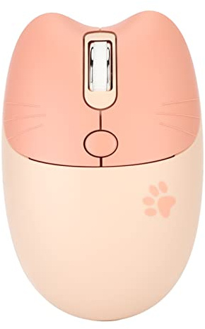 VBESTLIFE Kabellose Maus, 2,4 G Kabellose Optische Maus, Süße Katze, Leise Maus mit USB-Empfänger, 3 Stufen DPI Einstellbar, Geräuschlose Nutzung, für Laptop, Computer, Desktop-PC