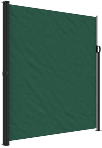 vidaXL Toldo Lateral retráctil Verde Oscuro 220x500 cm