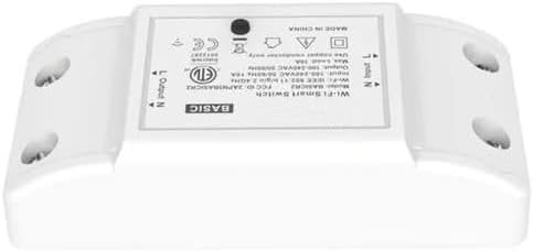 CABLEPELADO Interruptor Wifi/RF Inteligente | Automatización del Hogar | 10 A/2200 W | Compatible con EWeLink, Alexa y Google Home