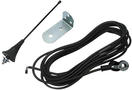 ALIRANTA Antenna di ricezione per porta del garage, 868 MHz, compatibile con l'estate, cavo antenna da 2,5 m, per una maggiore portata fino a 200 m, antenna esterna 50 Ohm