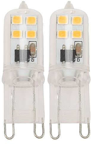 Bulbo di mais a LED, 2 pezzi diurni 8leds 200lm G9 G9. Lulbo di mais Illuminazione Accessorio Lampada non dimmerabile per cucina soggiorno camera da letto