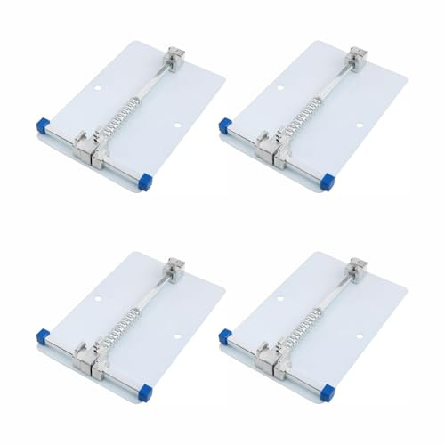 Leiterplatten-Befestigungsklemmenhalter, Universal-Leiterplattenbefestigung, Mainboard-Reparaturwerkzeug, verstellbare Leiterplattenhalterung für Leiterplatten-Klemme, 4 Stück