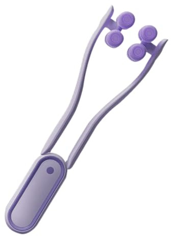 TEHAUX Handlicher Gesichtsroller für Komfortable Gesichtsmassage und Hautlifting V-förmiges Design zur Straffung und Reduzierung von Doppelkinn aus Abs und Pmma