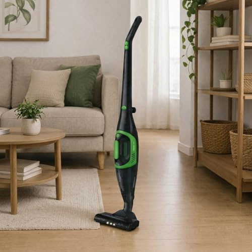 Fenix Home WORKWEAR Aspirapolvere Scopa Senza Fili 2 in 1 – Aspirapolvere Ricaricabile Batteria Litio 22.2V, Tecnologia Ciclonica, Spazzola Motorizzata LED, Testa Rotabile 180°, Senza Sacco – 150W