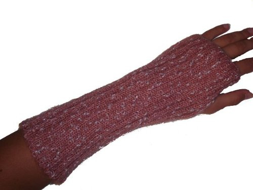 alles-meine.de GmbH Strick Stulpen Pulswärmer Armstulpen gestrickt lachs rosa pink Stulpe Armstulpe