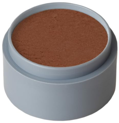 GRIMAS Water-Make-up Pure 15ml, N4 braun, professionelle Wasserschminke für Gesicht und Körper, schnell trocknend, sehr hautfreundlich, matt deckend
