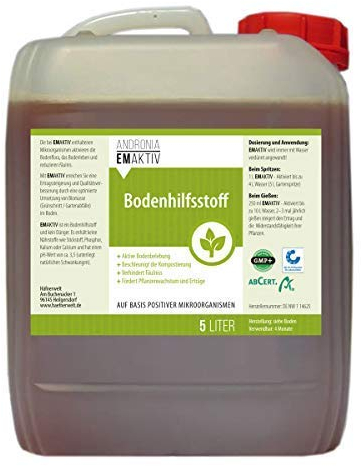 andronia | emaktiv efficace micro-organismes activé | Base d'aide plastique 5000ml