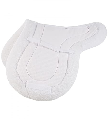 HORZE Airflow Close Contact Shaped Pad – Weiß – Pferd