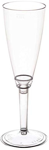 CALICE FLUTES PZ 300 BICCHIERE VINO CHAMPAGNE PROSECCO TRASPARENTE HAPPY HOUR APERICENA APERITIVO FLUTE