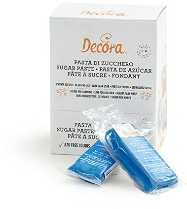 Decora 0310174 Pasta Di Zucchero Blu 100 G