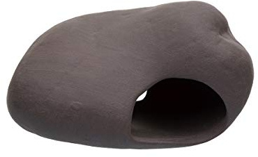 Plecoceramics Buntbarsch-Stein-Dekoration – Kleiner Aquarium-Fels – Fischtank-Versteck Dekor – für Buntbarsche