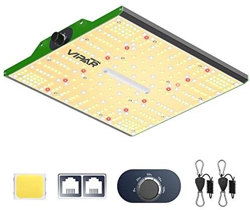 VIPARSPECTRA P1000 LED Grow Lampe, 2024 Pflanzenlampe Led Vollspektrum, Pflanzenlampen LED Grow Light, Dimmen 0%-100% für Gewächshaus Zimmerpflanzen Sämling Gemüse Blüte für Growzelt 60x60cm 80x80cm