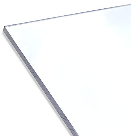 Schutzscheibe Spuckscheibe Spuckschutz Glasscheibe Acrylglas-Scheibe Verschiedene Größen/Stärken (Stärke 4mm, 1000x500mm)
