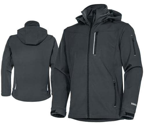 Uvex tune-up softshell chaqueta de trabajo- para hombre - negro - talla XXL