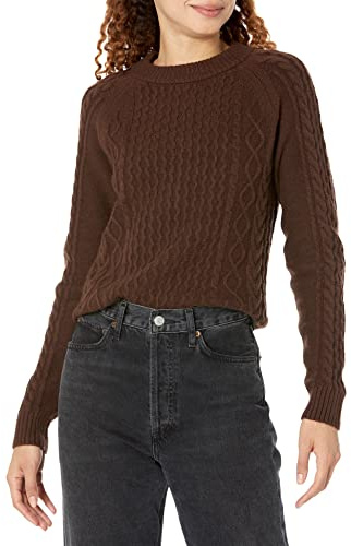 Amazon Essentials Mujer Jersey de Espigas