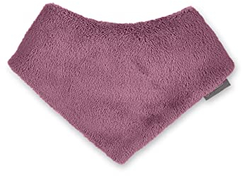 Sterntaler Unisex Baby Dreieckstuch aus Teddyflausch, Rückseite Microfleece, Rosa, 2