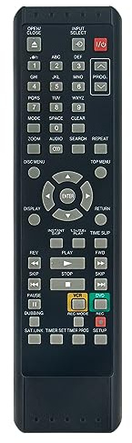 New SE-R0273 Remote Control Replacement - VINABTY SE-R0273 Replace Remote Control fit for Toshiba SE-R0273 D-VR50 D-VR51 D-VR52 for Toshiba DVD Recorders VCR’s D-VR17 D-VR17KB Remote Controller