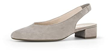 Gabor dam slingpumps, dam klackskor, slingback, läder, ankelrem, kontorspumps, kontor, bekväm, elegant, höga klackar, visone, 39 EU/6 UK, Visone 12, 39 EU