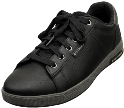 Skechers Men's Cavell Hensley Sneaker, Black Synthetic, 9 UK
