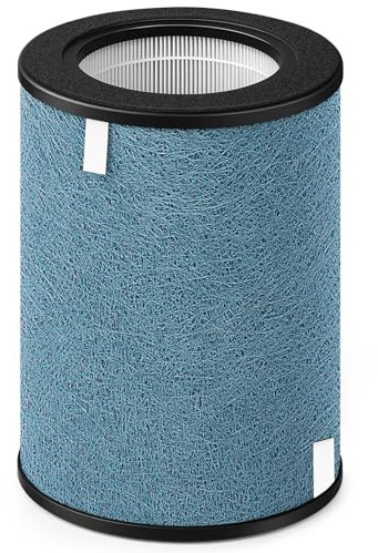 HP302 NeverChange Maximum Air Purifier Replacement Filter for Shark Air Purifier Filter for HP301, HP201 Series, HC232 Series, HC501 Series, AP1000 Series Air Purifiers, HEPA Filter