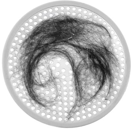 Bodenablauf-Haarfilter, Haarstopper aus Edelstahl - Bodenablauf Duschkabine Haarsieb,Feinfilter-Mesh-Design, Bodenablaufschutz für Wäsche, Wohnmobil-Dusche, WC-Waschbecken, Badezimmer, Küche