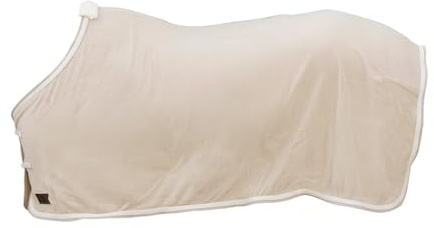 Kentucky - Abschwitzdecke Fleece geflochtene Kordel beige 155-6'9