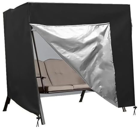 YGLEEULI schaukel Abdeckung Waterproof Outdoor Cover 2 Seater Garden Swing Cover Swing Hammock Cover Patio Yard Hanging Chair Seat Canopy