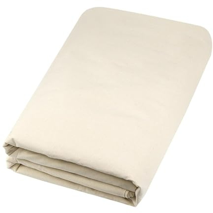 Tela de algodón 100 % natural sin blanquear para manualidades, 165 g/m², peso medio, 160 cm, material extra ancho, precortada, 3 metros (300 x 160 cm)
