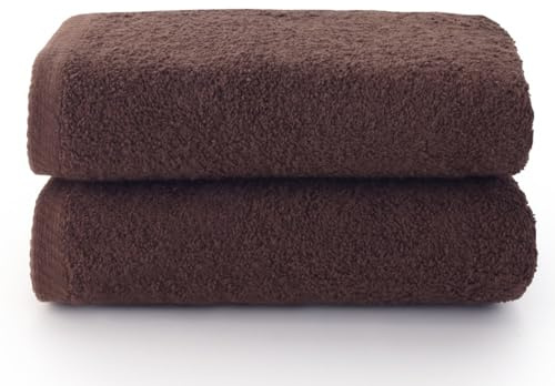 Set 2 Toallas bidé (30x50) Marrón