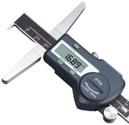 Calibre de profundidad Calibrador de profundidad de gancho simple de acero inoxidable de 0,01 mm (0-150-200-300 mm)(0-200mm)