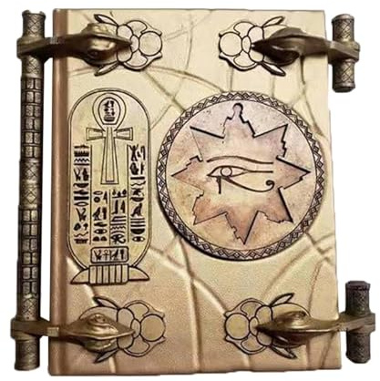 Generisch Mumien-Requisiten-Repliken, Buch Toten, Vintage-Zauberbuch, Zeichnung, Skizzenbuch, Schreiben, Ornament, realistische Dekoration, altes Ägypten, Sammlerstücke, Souvenir