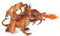 Papo - Large figurine - Dragon à Deux Têtes Or 38938, Toy for Children, 19,5 cm, Fantastic World Treasure, Detailed Sculpture for Little Explorers from 3 Years old
