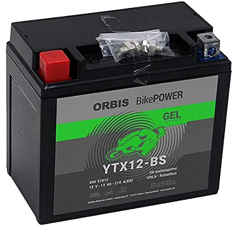 Orbis BikePower YTX12-BS, YTX12-4 51012 12V 10 Ah 210A