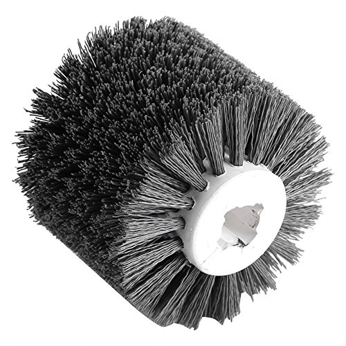 Cepillo de la rueda de dibujo de alambre de la arena 320, abrasivo Rueda de pulido de la quemadura de madera del alambre para la máquina de dibujo eléctrico