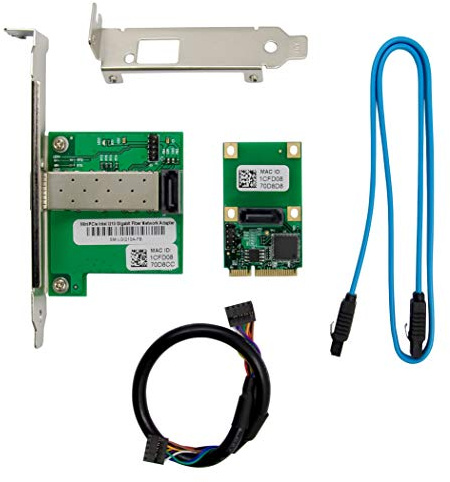 Mini PCIE Intel I210 SFP 1 puerto adaptador de red 1 G 1000 M tarjeta LAN Card