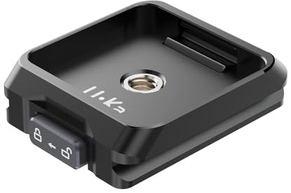 ULANZI UKA03 Quick Release Base, Schnellkupplungssockel mit 1/4' Schraubgewinde für Dreibein, Einbeinstativ, Stabilisator, Slider, kompatibel UKA Platte
