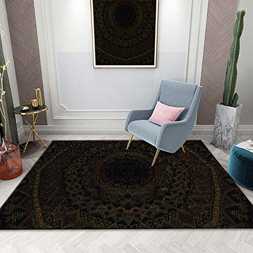 NW Alfombra grande, estilo vintage, alfombra de sala de estar, alfombra de felpa, alfombra para niños gateando, alfombra tradicional, decoración del hogar, 120 x 200 cm