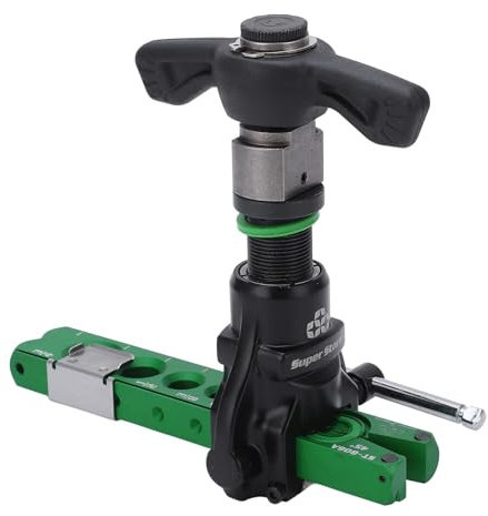 ViaGasaFamido Kit 45 Piezas Herramientas Abocardado Tubo Excéntrico Cobre Aluminio Manual Taladro