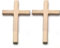 2pcs Cross en Bois Vintage Religieux Fabriqué À Main 4,7 Pouces Petit Croix De Croix De Mur À Maison pour Décoration Murale De Maison