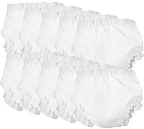 20 Stück Puppenwindeln 10 Zoll, Weiße Puppenunterwäsche Für DIY, Mini-Anziehspiel, Puppenzubehör Für Spielzeugpuppen, Modellspielzeug