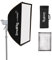SMALLRIG LA-R6090 Rectangular Softbox, 60 x 90cm/23.6 x 35.4 Studio Soft Box with Diffuser and Honeycomb Grid, for Bowens Mount COB Video Light for SMALLRIG for Neewer for Aputure - 4199