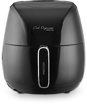 PRIXTON Cook Organics Compact Pro - Freidora sin Aceite de Aire Caliente Capacidad 5L Pantalla LED Táctil Potencia 2000 W 8 Programas Predeterminados Tiempo y Temperatura Ajustables (Reacondicionado)