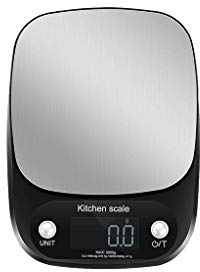 CYYHGD Balances de Cuisine balances électroniques domestiques balances en Plastique, balances de Cuisson Affichage rétro-éclairé LED