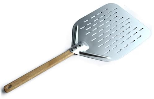 VFANDV Premium Pizzaschieber, 40x30cm Pizzaschaufel Pizzaschieber Aluminium mit Großer Fläche & Abnehmbaren Griff, Profi Pizzaschaufel/Pizzastein Rechteckig