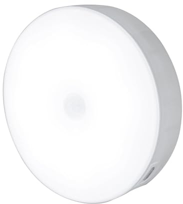 Luces con sensor de movimiento para interiores, iluminación debajo del gabinete inalámbrica - Luz magnética para armario en cualquier lugar - El movimiento con pilas económico de energía se activó deb